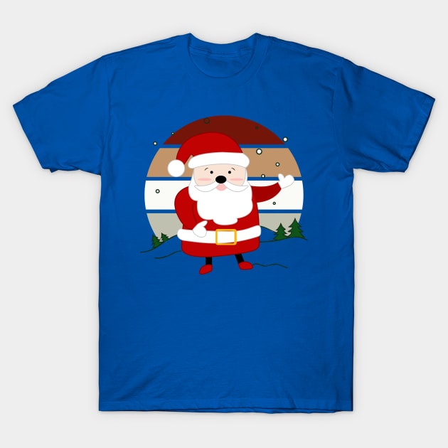 Santa Claus Christmas cartoon T-Shirt by PersianFMts